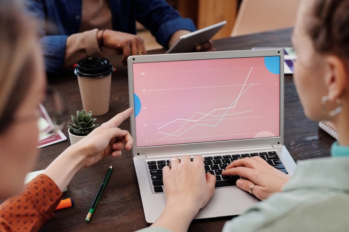 Consultants reviewing a tailored digital plan